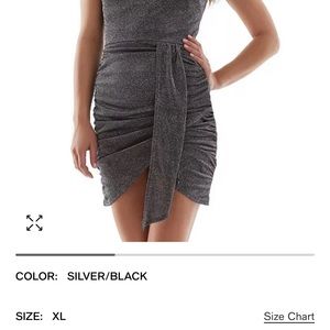 BCX
Juniors' Drape-Front Dress